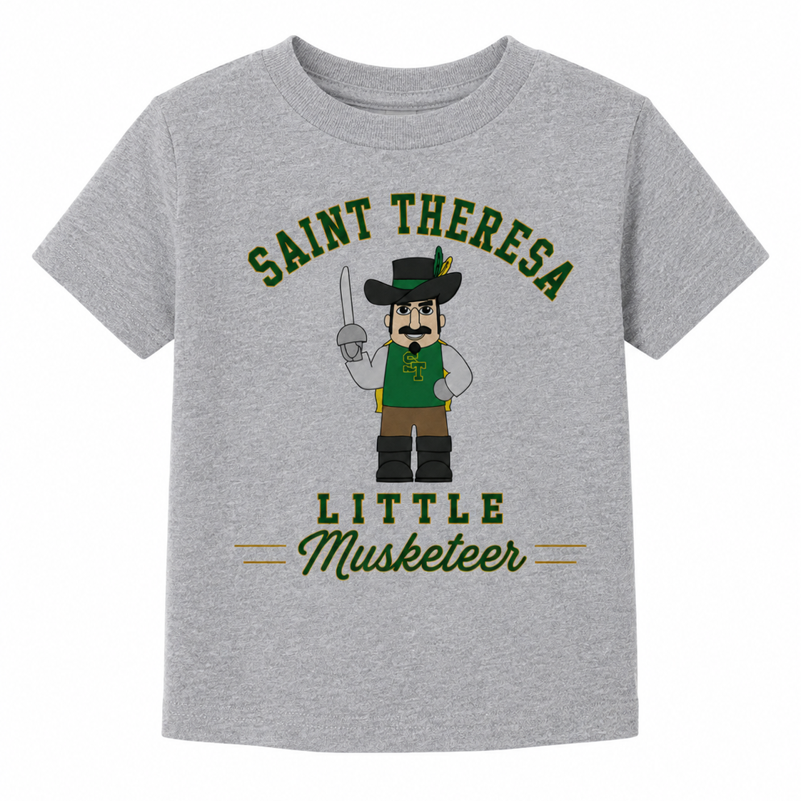 St. Theresa Little Musketeer Toddler Tee